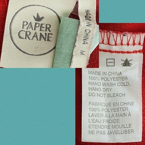 Paper Crane Red Strappy Ruffle Cami - Picture 4 of 4